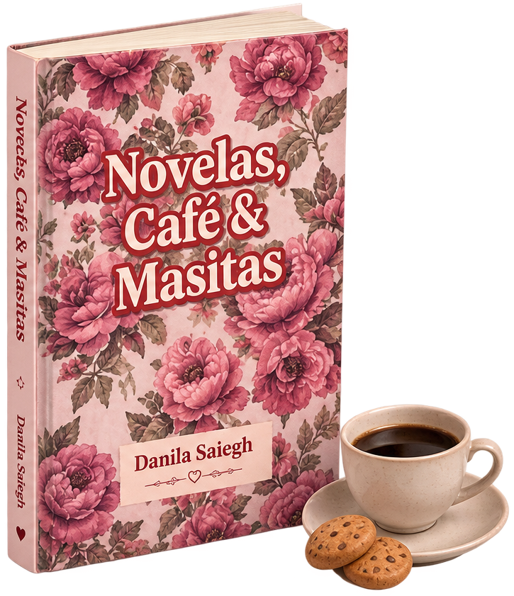 Libro Novelas, Café y Masitas con café y masitas
